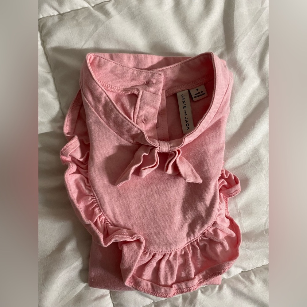 Janie  and jack pink girls shirt